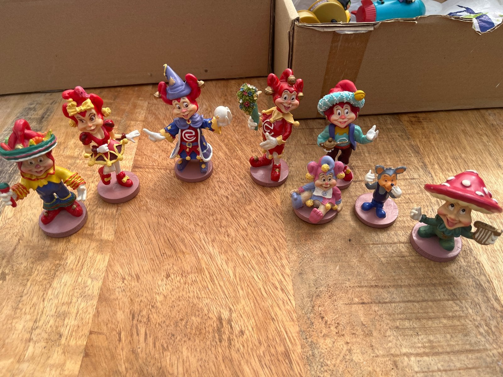 Efteling Sprookjesfiguren Beeldjes Set albert heijn 2001, Ophalen of Verzenden, Gebruikt