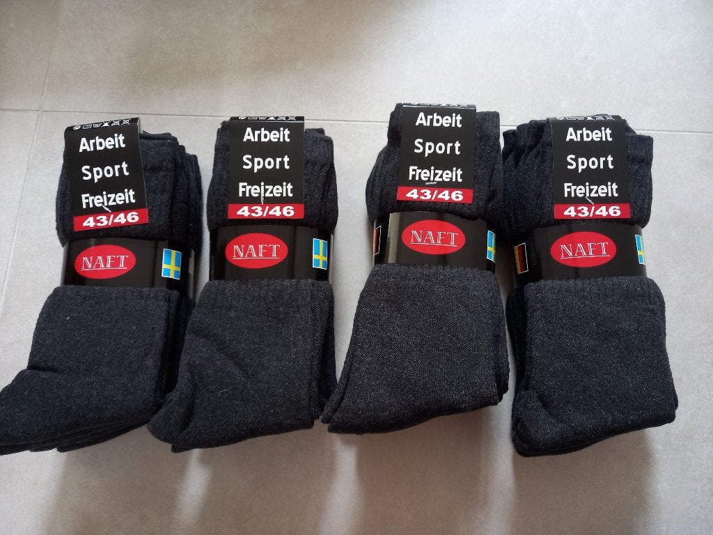 Nieuw! werksokken / sportsokken antraciet maat 43/46, Overige kleuren, Naft, Ophalen of Verzenden, Nieuw