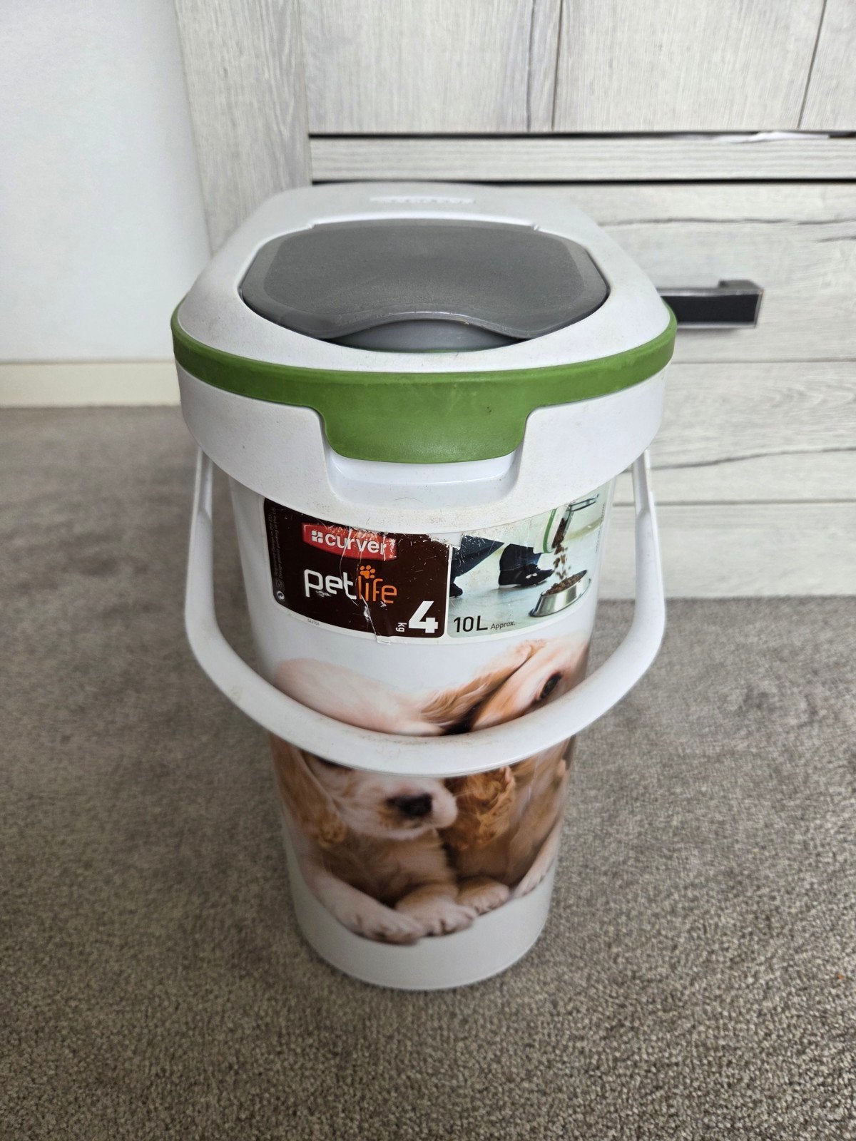 Curver bewaardoos voor voer 10 liter, Ophalen of Verzenden, Gebruikt