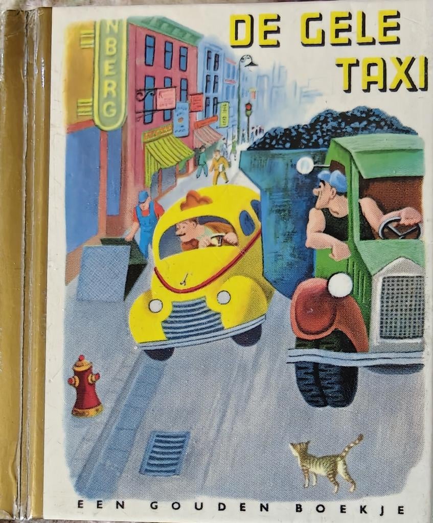Mini Gouden Boekje De Gele Taxi kleuterboekje Rubenstein, Boeken, Gelezen, Fictie algemeen, Jongen of Meisje, Rubenstein