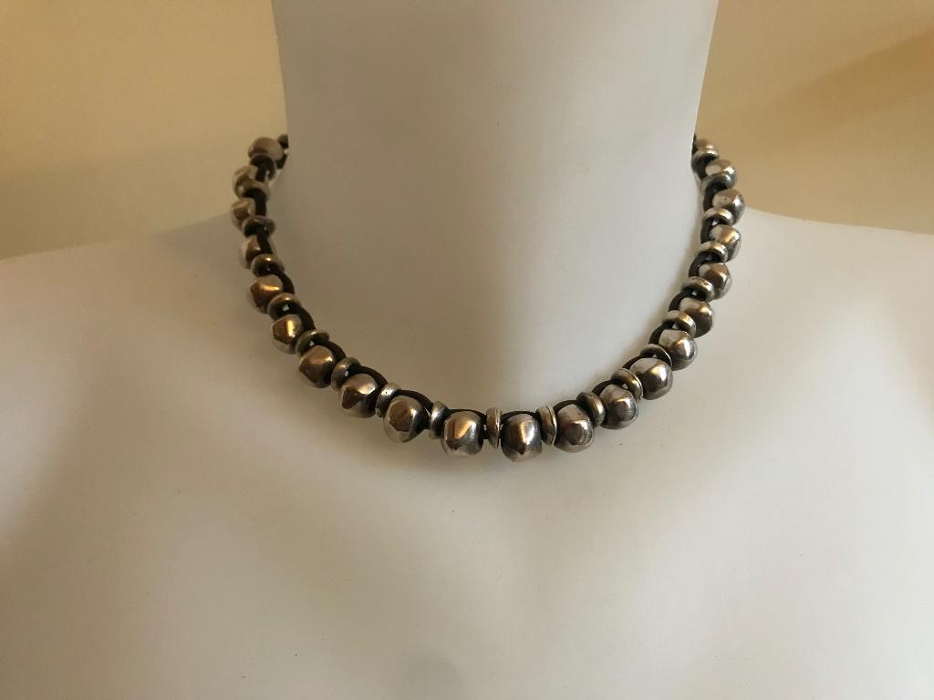Uno de 50 ketting (129) unisex, Sieraden, Tassen en Uiterlijk, Kettingen, Ophalen of Verzenden, Nieuw, Zilver, Overige materialen