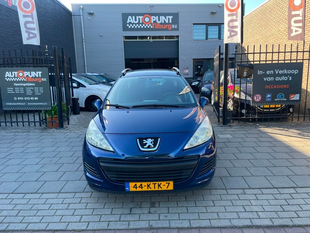Peugeot 207 SW 1.4 VTi X-line 2e Eigenaar! Trekhaak Airco NA, Voorwielaandrijving, Gebruikt, Blauw, Origineel Nederlands