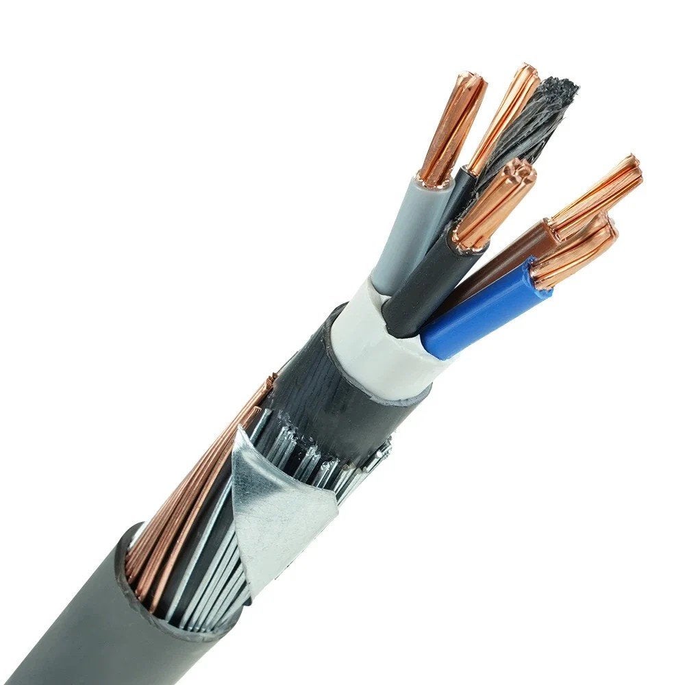 YMvK-as grondkabel 5x10 mm2, lengte 7 meter, Ophalen, Nieuw, 5 tot 10 meter, Overige kabels