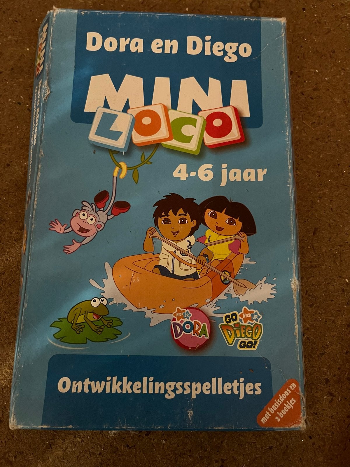 Dora en Diego Mini Loco Ontwikkelingsspelletjes 4-6 jaar, Ophalen of Verzenden, Gebruikt, Puzzelen