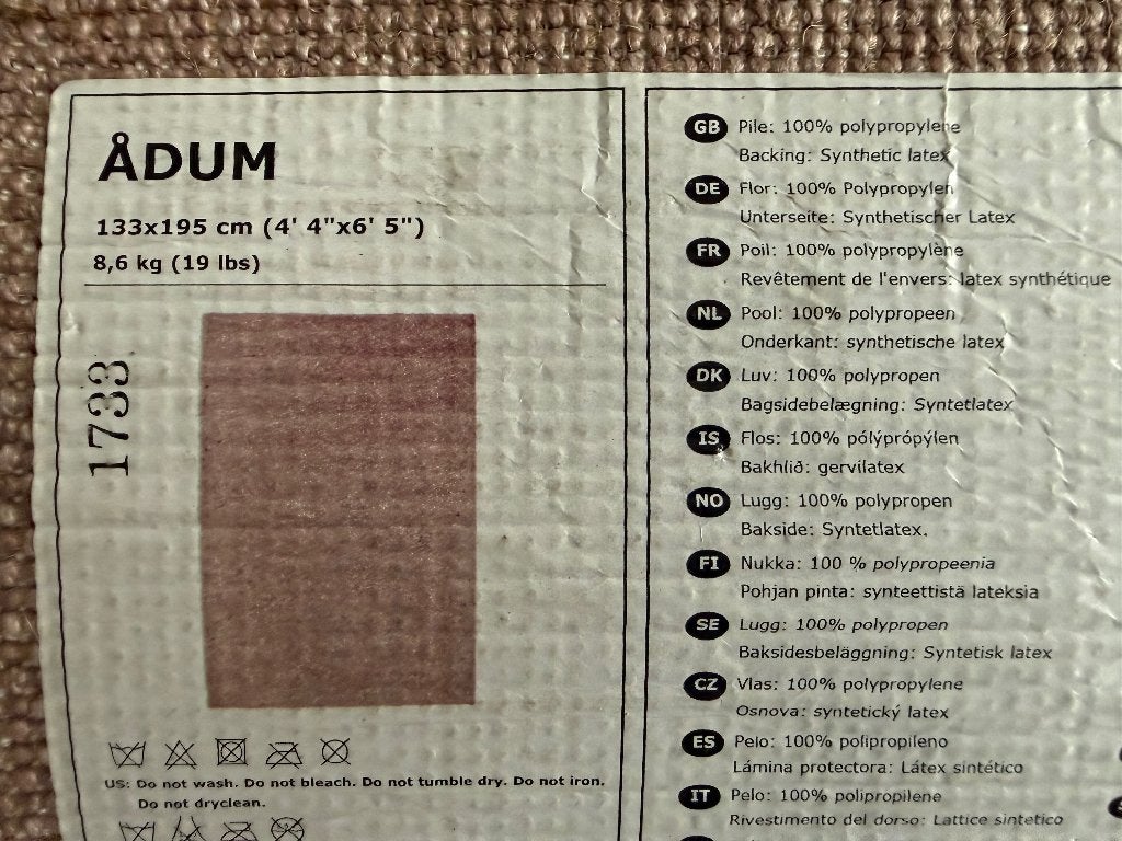 3 x ADUM Hoogpolig Carpet Vloerkleden 133x195cm. Als Nieuw!, ADUM, 100 tot 150 cm, Groen, Ophalen of Verzenden