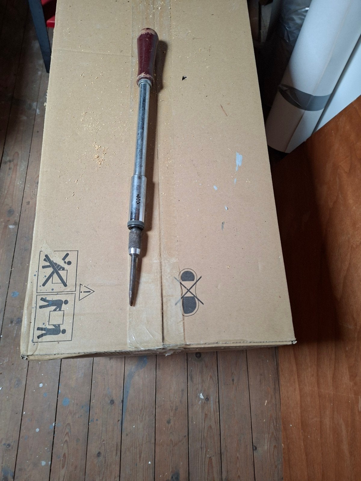 Vintage Pomp Schroevendraaier - Handgereedschap, Ophalen, Gebruikt, Schroevendraaier