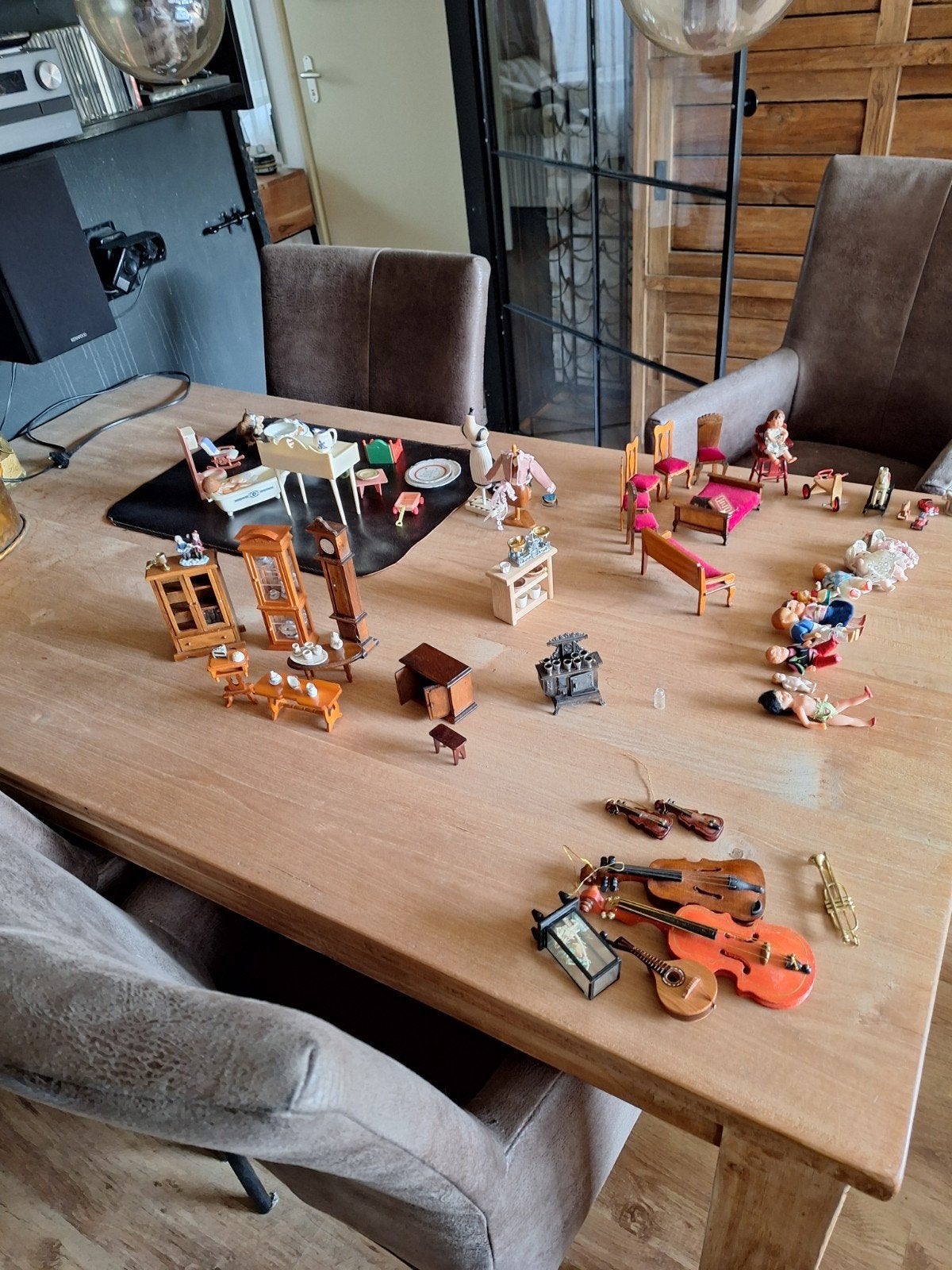 mooie vintage poppen huis spulletjes, Ophalen of Verzenden, Zo goed als nieuw, Poppenhuis