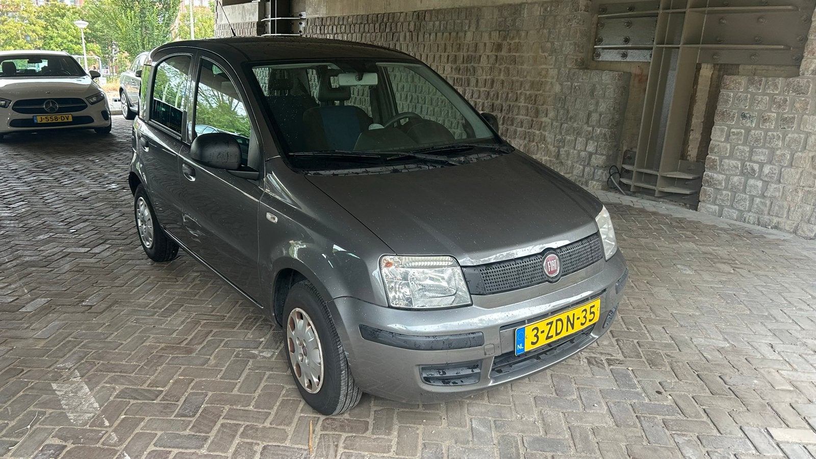 Fiat Panda 1.2 2011 Grijs 137000km, Auto's, Fiat, Voorwielaandrijving, 1242 cc, 400 kg, Handgeschakeld
