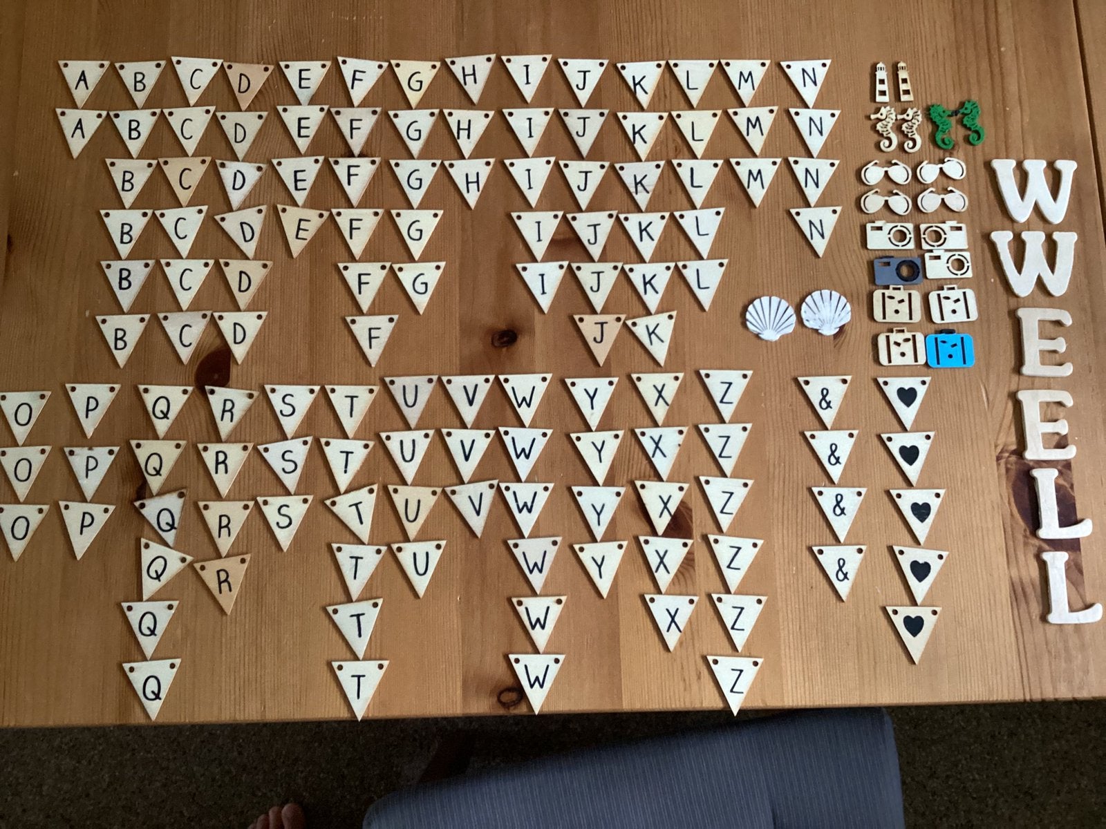 Houten letters , nieuw, Ophalen of Verzenden, Nieuw