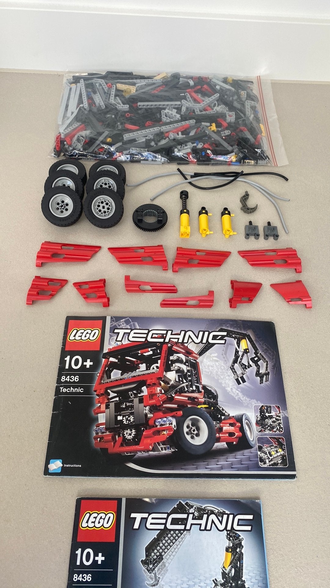 Lego 8436 Technic Truck Kraan, Ophalen of Verzenden, Zo goed als nieuw