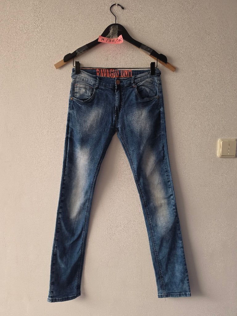 Ravagio skinny jeans maat M/38, Blauw, Ophalen of Verzenden, Zo goed als nieuw, W30 - W32 (confectie 38/40)