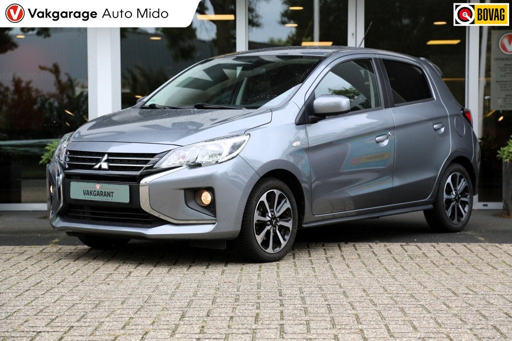 Mitsubishi Space Star 1.2i CVT Automaat Intro Edition, Origineel Nederlands, 3 cilinders, Zilver of Grijs, Stoelverwarming
