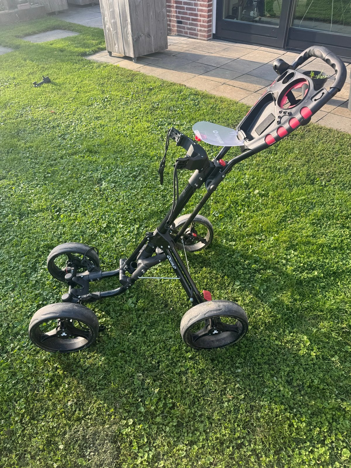 Fastfold Golftrolley 4 Wielen - Zo goed als nieuw, Ophalen of Verzenden, Zo goed als nieuw
