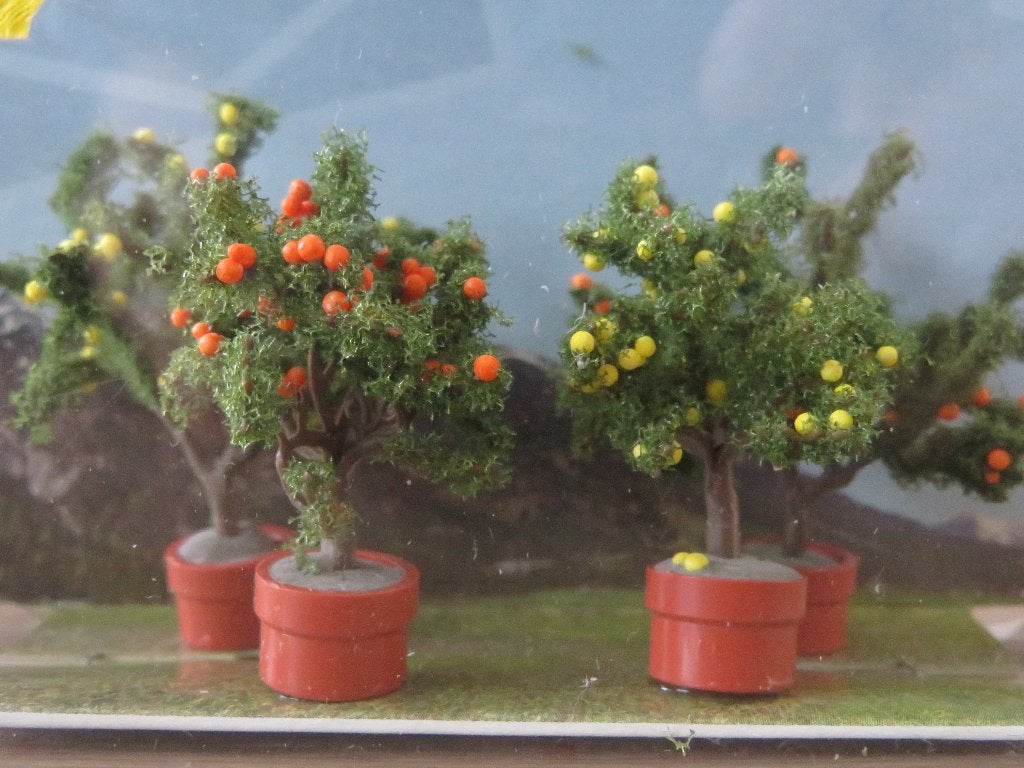 Busch 6619 - Zitrusbäumchen (4x), Hobby en Vrije tijd, Overige merken, Natuur, Gelijkstroom of Wisselstroom, Nieuw