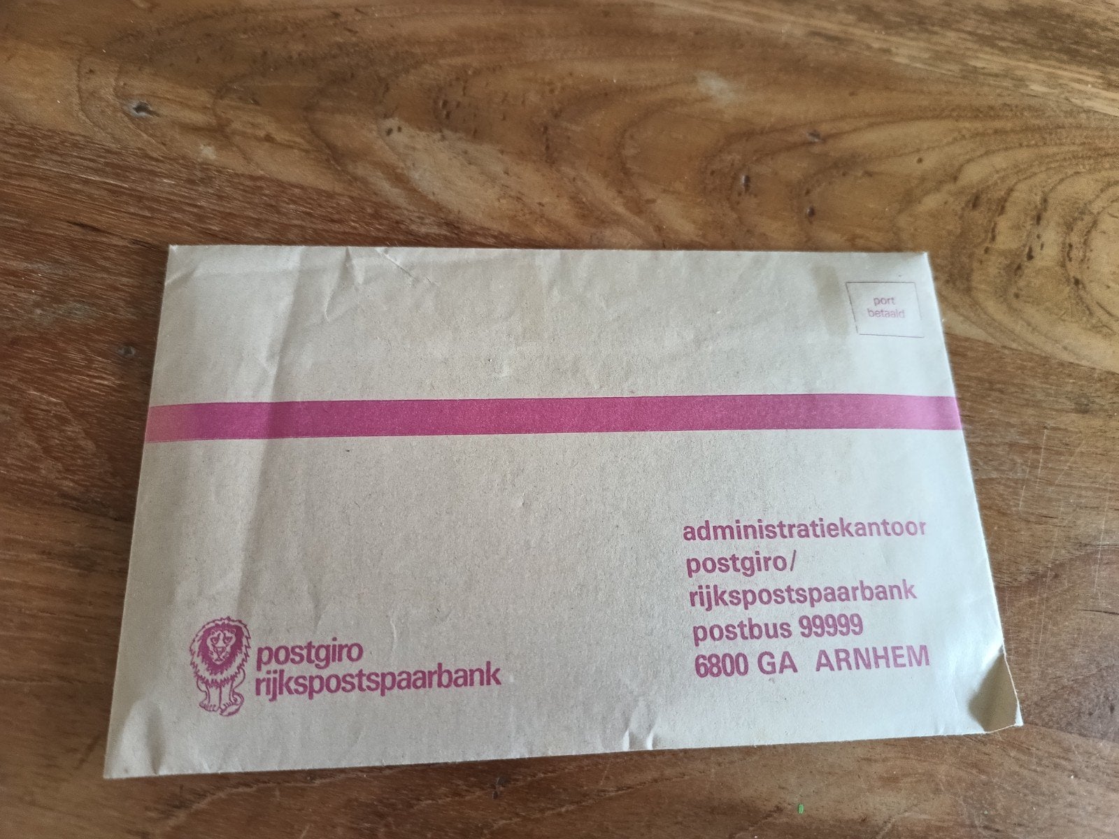 postgiro rijkspost Spaarbank envelop, Ophalen of Verzenden, Overige typen