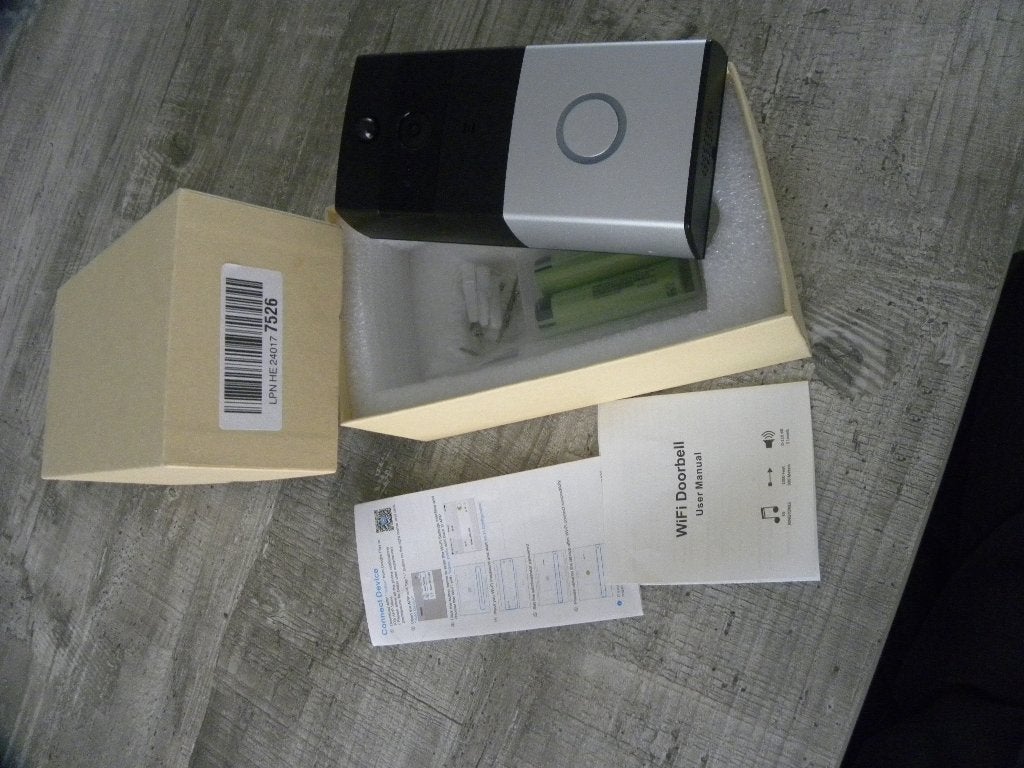 Deurbell met camera.Nieuw, Ophalen of Verzenden, Bewegingsdetectiesensor, Nieuw, Draadloos