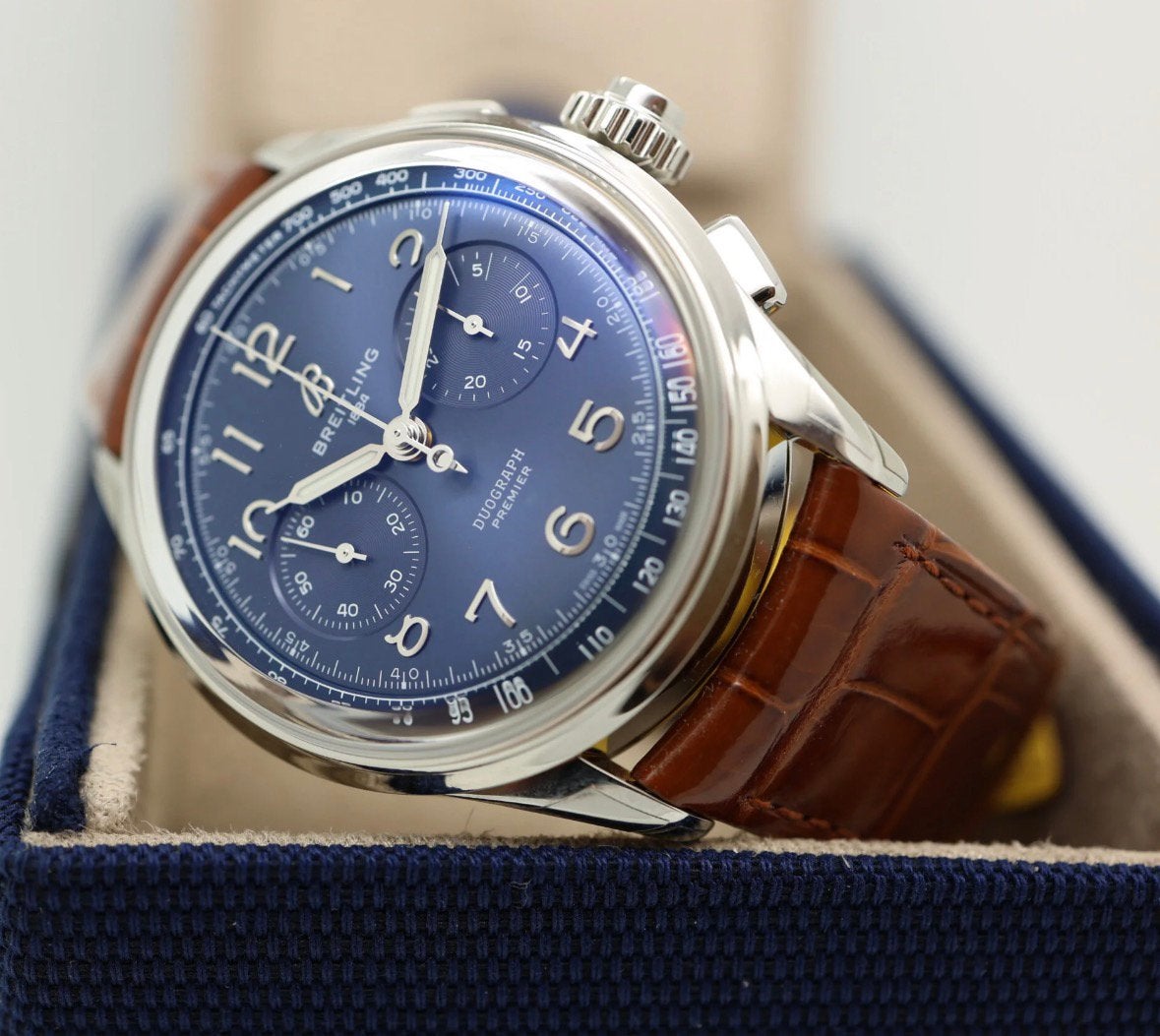 Breitling Premier B15 Duograph *TOPDEAL* ❗️, Ophalen of Verzenden, Nieuw, Staal, Breitling
