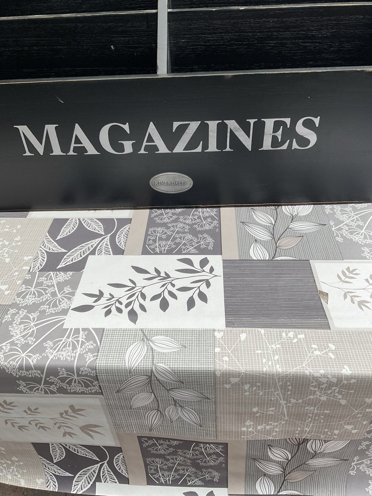 Riverdale magazine opbergkastje zwart, Ophalen of Verzenden, Gebruikt, Zwart