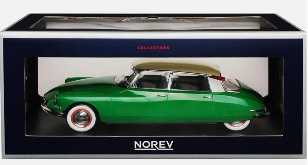 CITROEN DS 19 1956 VERT & CHAMPAGNE NOREV 1/18 ref: 181480, Verzenden, Nieuw, Auto, Norev