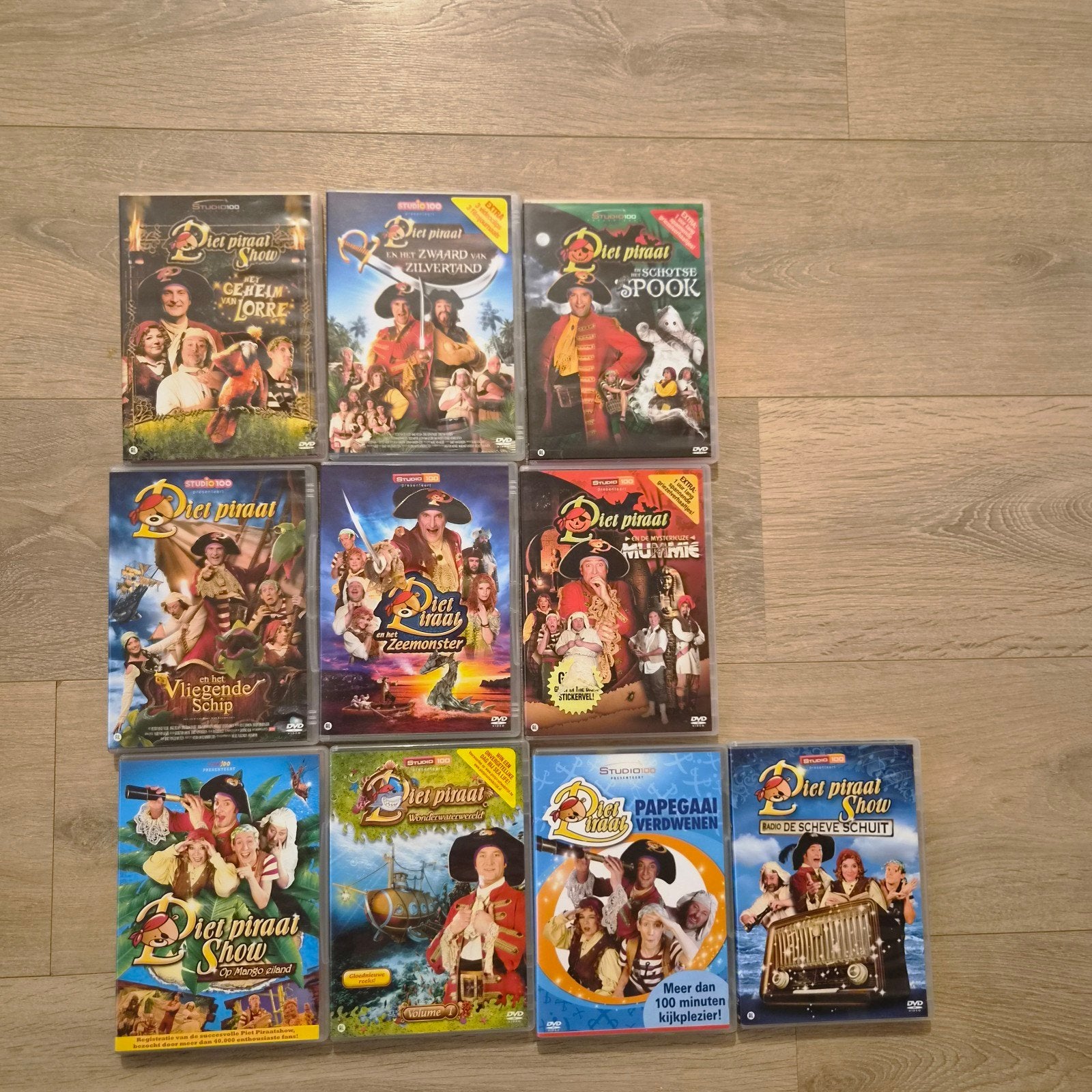 Piet Piraat DVD's - Grote collectie avonturen, Ophalen of Verzenden