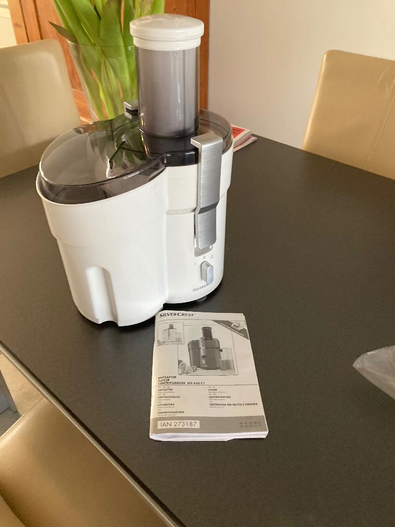Sapcentrifuge, Ophalen, Nieuw