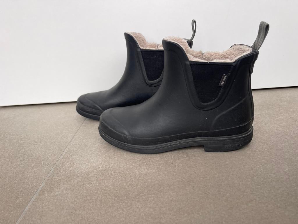 Trendy Tretorn Winterlaarsjes Maat 36 - Warm & Stijlvol, Ophalen, Gedragen, Zwart, Lage of Enkellaarzen