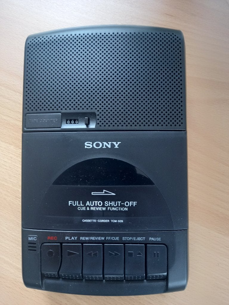 Cassetterecorder Sony TCM-939, Audio, Tv en Foto, Cassettedecks, Ophalen, Enkel, Sony