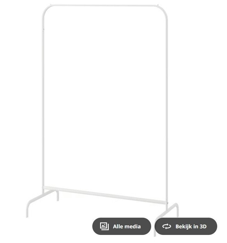 3x kledingrek Mulig Ikea + 40 kleding hangertjes, Kleding | Dames, Kledingrekken, Ophalen, Zo goed als nieuw