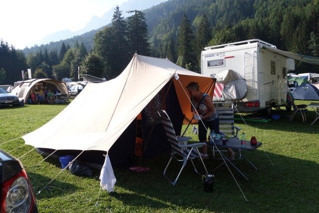 De Waard tent Goudplevier, Caravans en Kamperen, Ophalen, Zo goed als nieuw, Tot en met 3