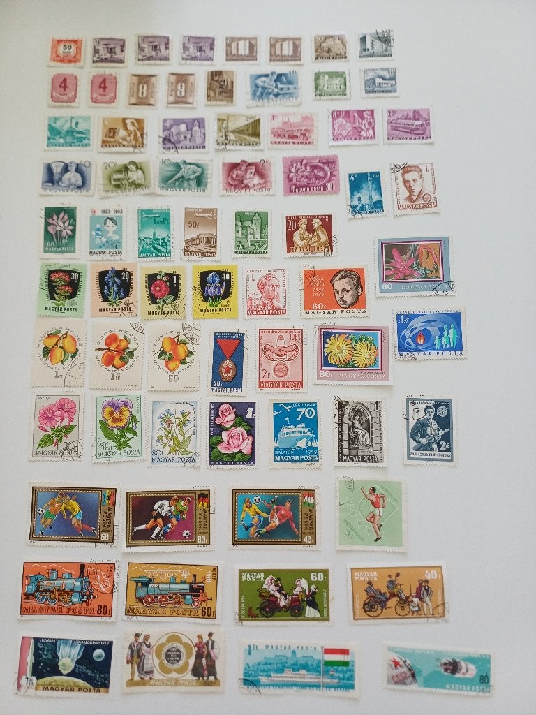 Magyar Posta 69 stuks, Postzegels en Munten, Postzegels | Europa | Hongarije, Verzenden, Gestempeld