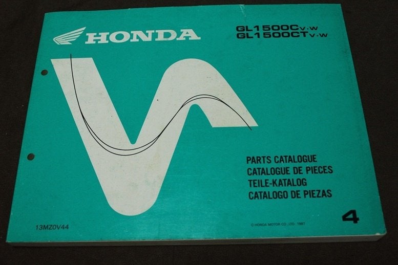 Honda GL1500 1997 motorcycle parts catalogue Goldwing 1500C, Ophalen of Verzenden, Honda