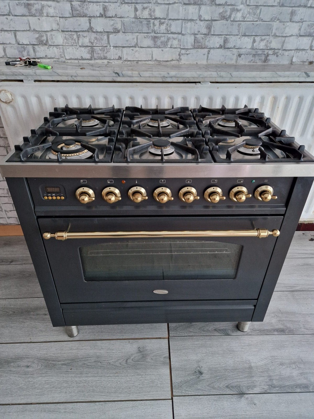 Boretti gasfornuis, 60 cm of meer, Ophalen of Verzenden, Zo goed als nieuw, Gas