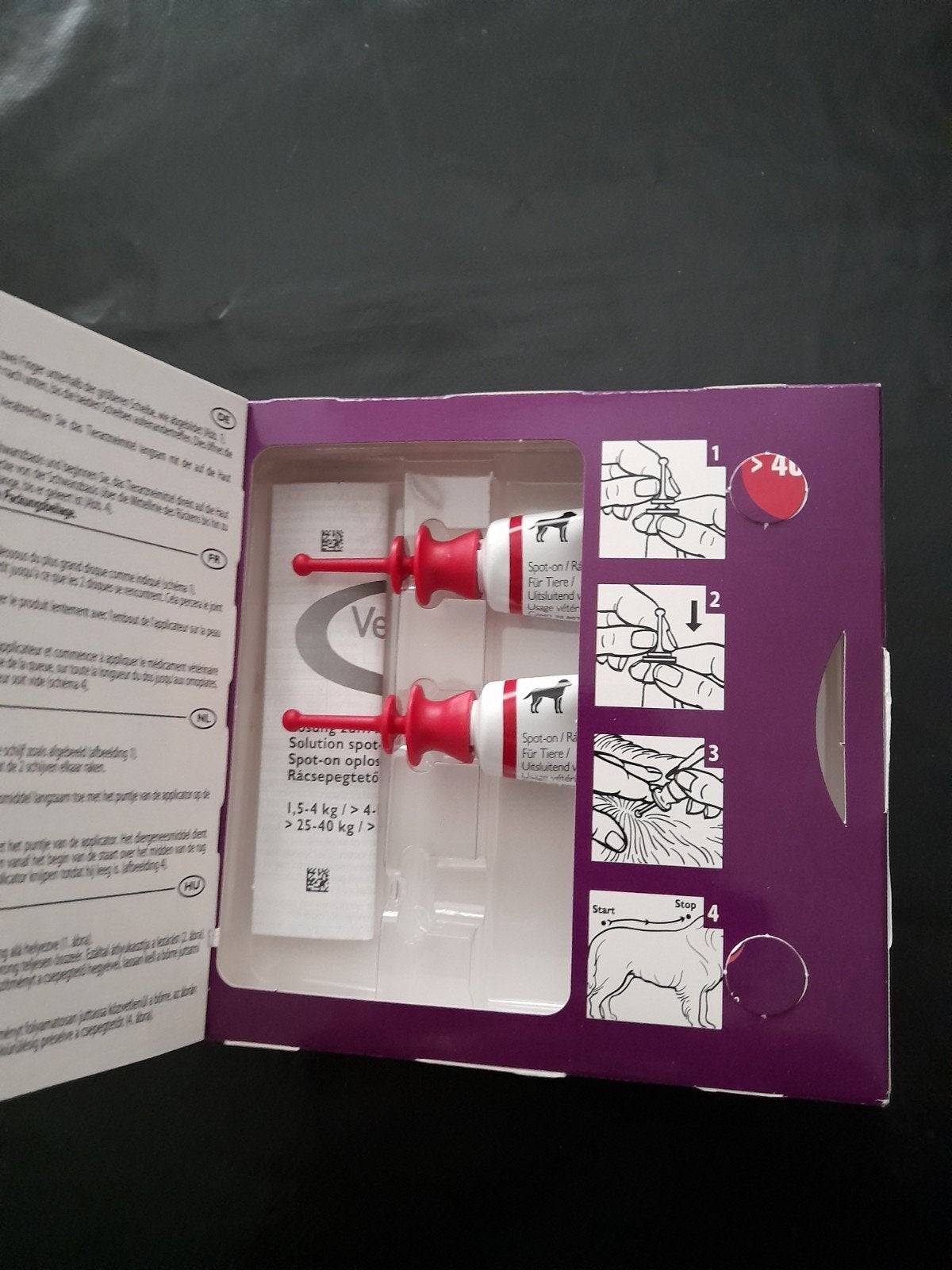 vlooien en tekendruppels voor in nek, Ophalen, Nieuw