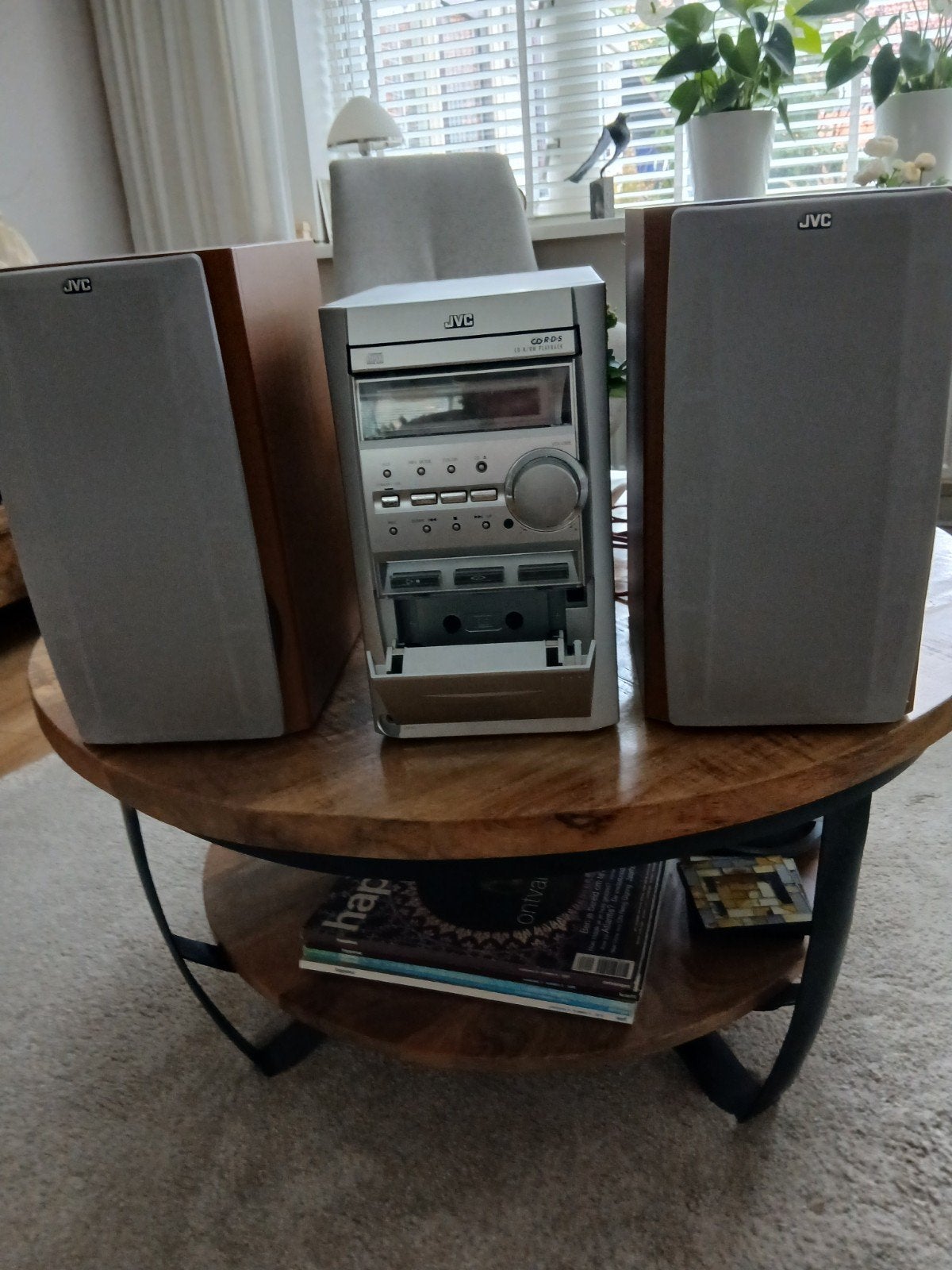 JVC Micro Component System met Radio, CD-speler en Speakers, Ophalen, Gebruikt, JVC, Cd-speler