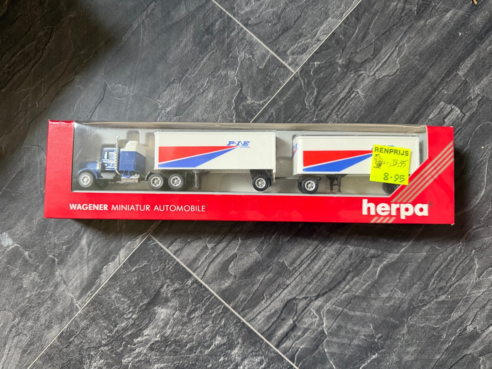 Herpa Wagener Miniatuur Automobiel Truck met Trailer, Overige merken, 1:50 of kleiner, Nieuw, Ophalen of Verzenden