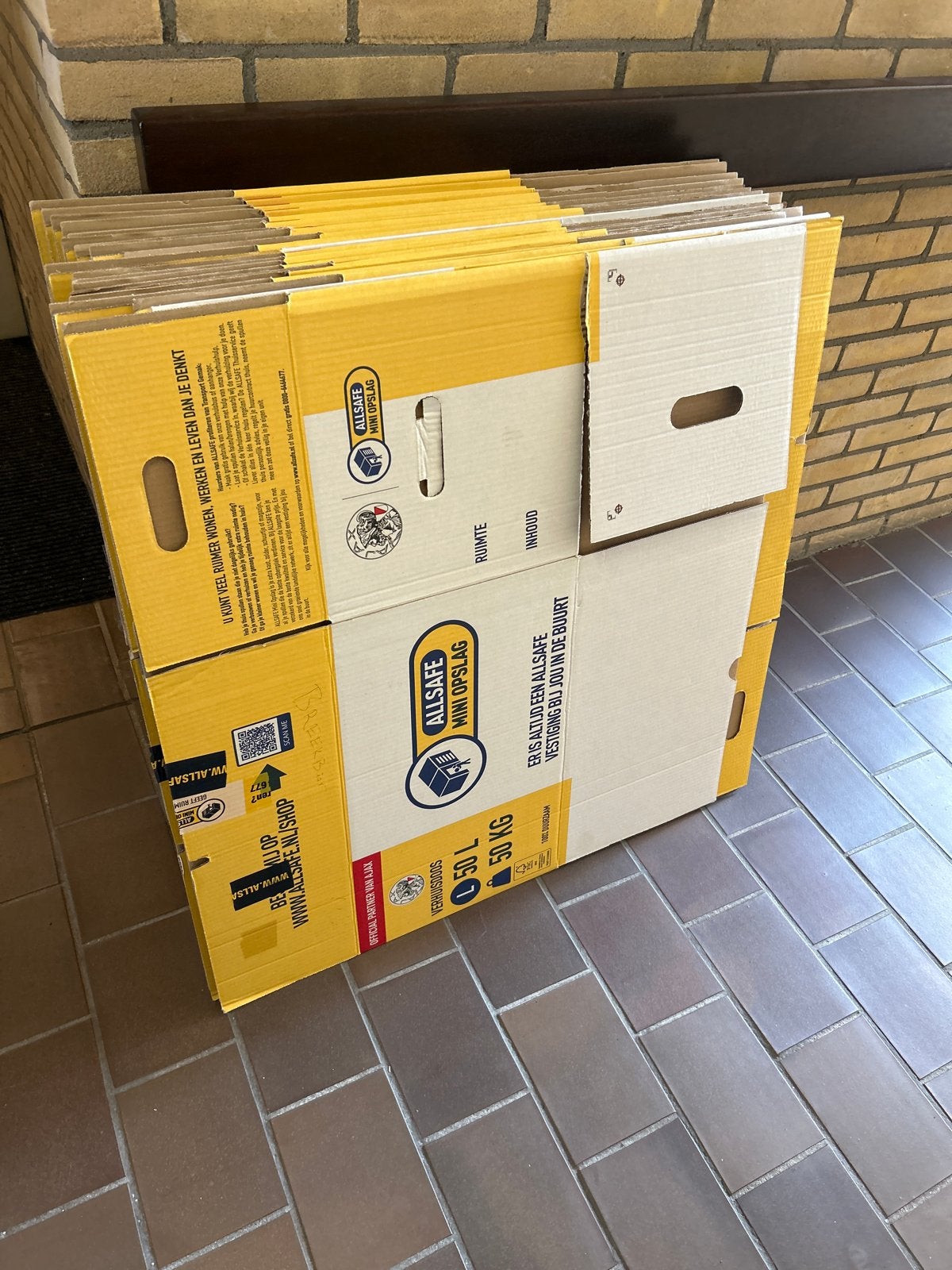 Verhuisdozen Allsafe Mini Opslag (50L, 50kg), Doe-het-zelf en Verbouw, Kratten en Dozen, Ophalen, 40 tot 60 cm, 50 tot 75 cm, 35 tot 50 cm