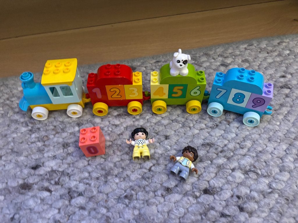 Duplo trein, Ophalen, Zo goed als nieuw, Complete set, Duplo