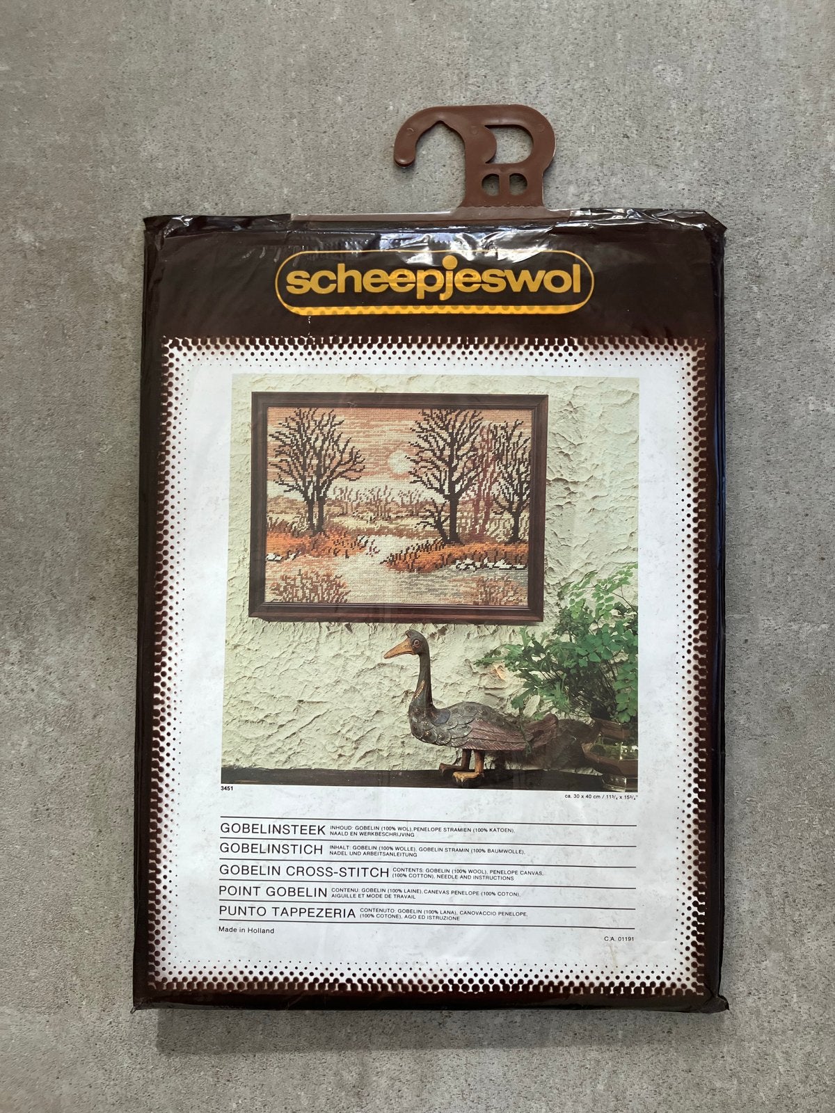 Scheepjeswol Gobelinsteek Borduurpakket - Nieuw, Hobby en Vrije tijd, Ophalen of Verzenden, Nieuw, Handborduren, Borduurpakket