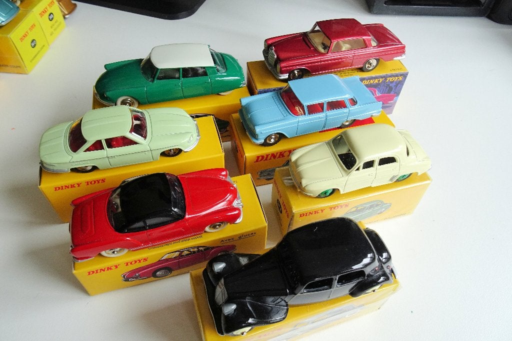 7 x Dinky Toys heruitgave nieuw in doosjes, Ophalen of Verzenden, Nieuw, Auto, Dinky Toys