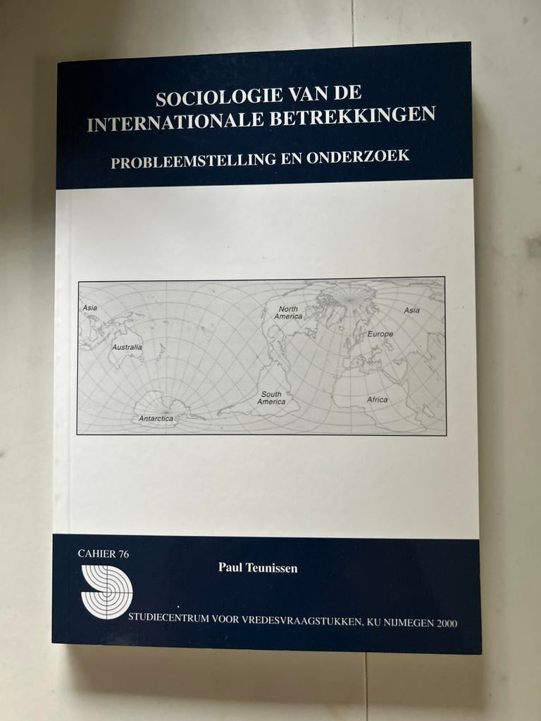 Sociologie van de Internationale Betrekkingen, Ophalen of Verzenden, Gamma, Zo goed als nieuw, WO