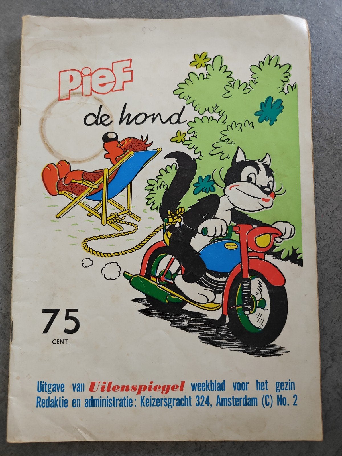 Pief de hond deel 2 - 1958, Verzamelen, Speelkaarten, Jokers en Kwartetten, Ophalen