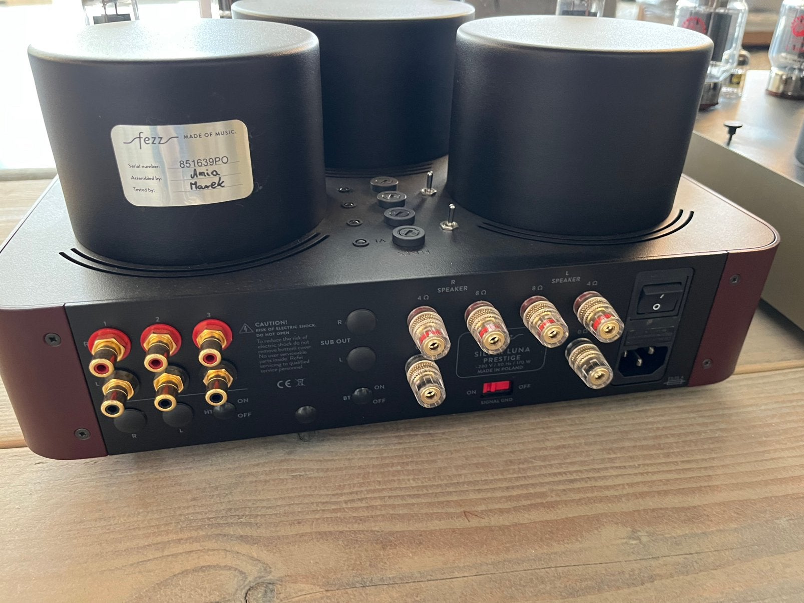 Fezz Audio Silver Luna Prestige (demo), Audio, Tv en Foto, Buizenversterkers, Ophalen, Versterker, @, Fezz