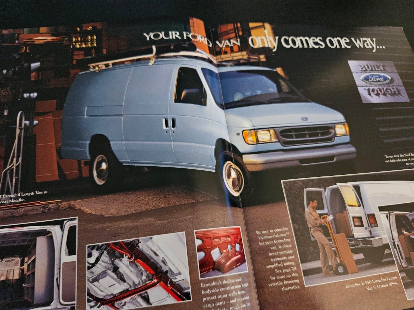 Brochure Ford Econoline 1998 USA, Ophalen of Verzenden, Zo goed als nieuw, Ford