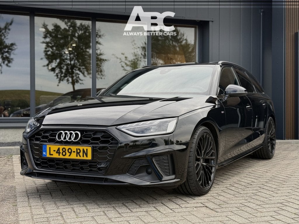 Audi A4 Avant 35 TFSI S-Line edition Pano S-line 19" ACC BTW, Auto's, Audi, Gebruikt, 4 cilinders, Zwart, Automatische klimaatregeling