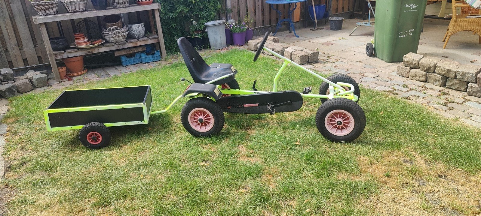 Berg skelter met aanhanger, Ophalen, Gebruikt, Berg, Vrijloopautomaat