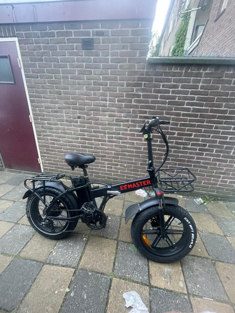 Esmaster Fatbike Elektrisch - Accusleutel Kwijt, Ophalen of Verzenden, Zo goed als nieuw