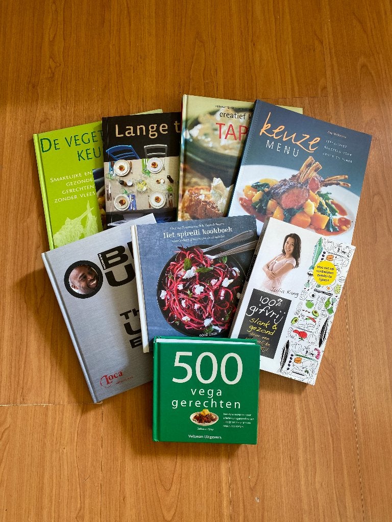 Diverse Kookboeken (8 stuks), Boeken, Ophalen of Verzenden, Zo goed als nieuw, Overige gebieden, Vegetarisch