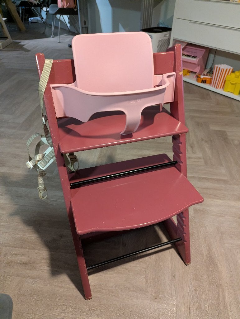 Stokke tripp trapp, Ophalen, Gebruikt, Meegroeistoel, Gordel(s)