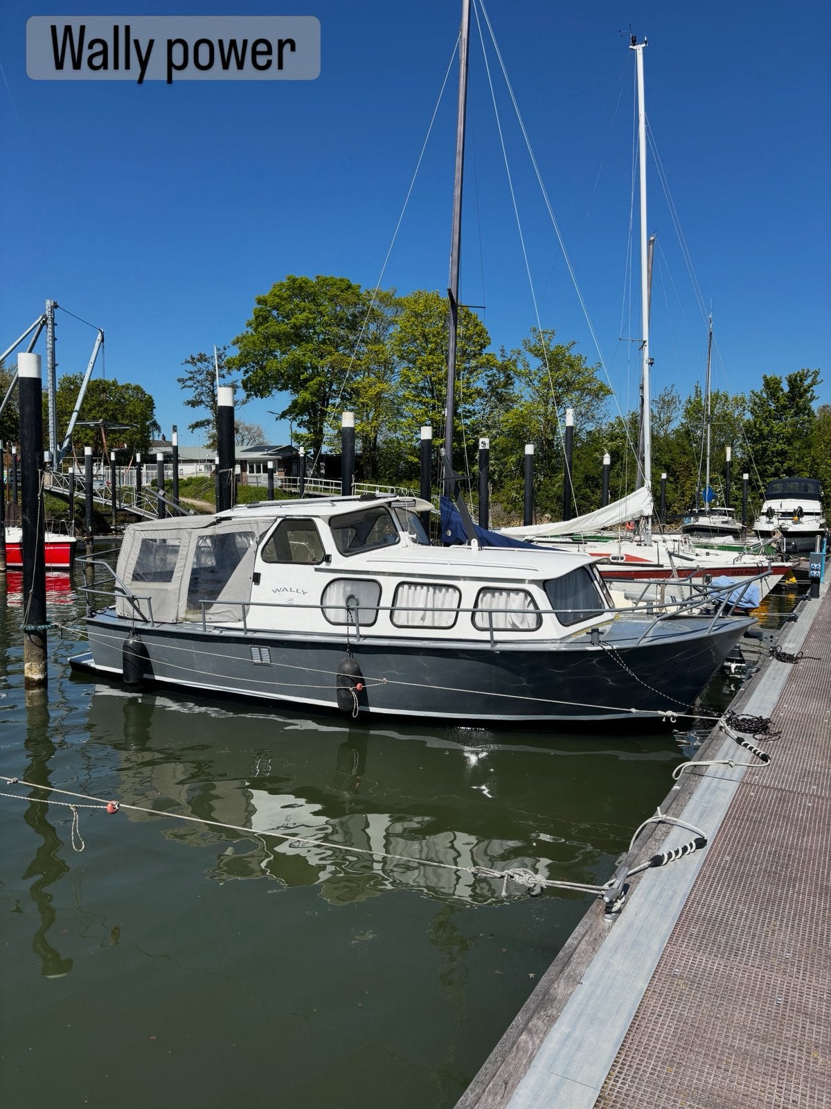 Degelijke stalen motorboot met Mercedes OM 636 diesel, Ophalen, Overige merken, Gebruikt, Staal