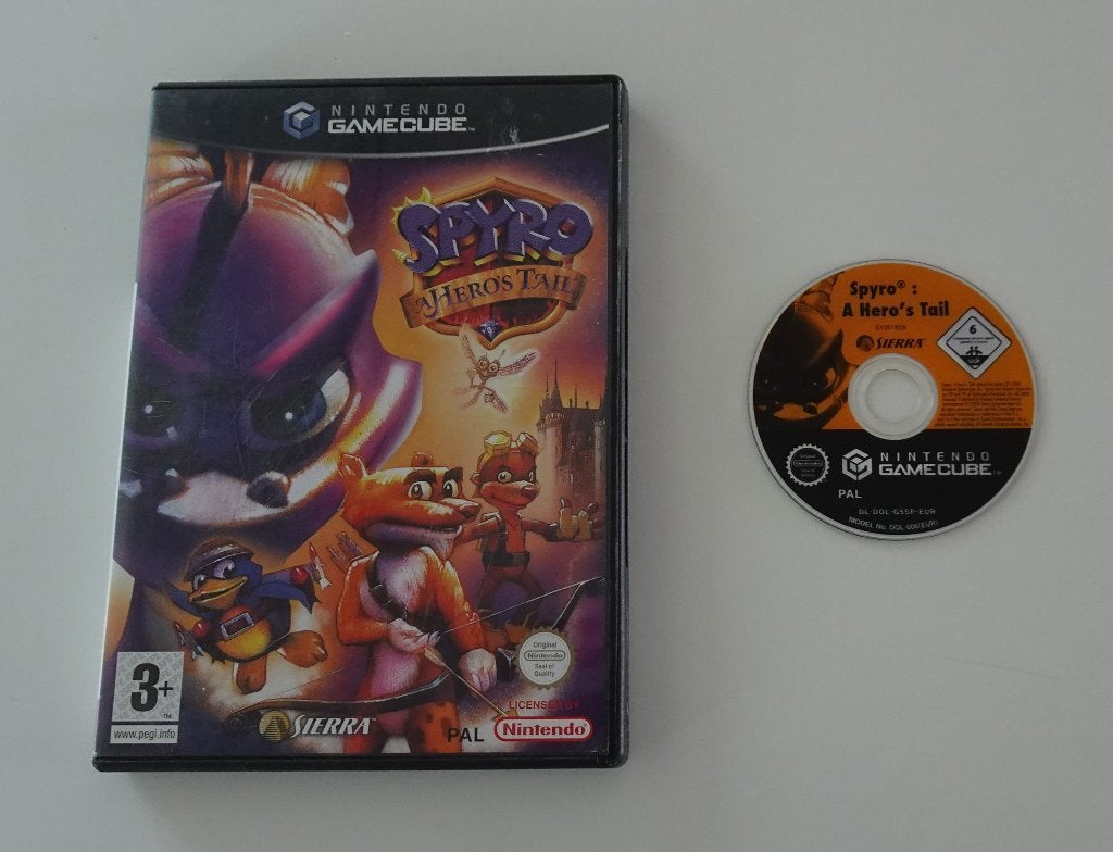 Spyro : A Heros Tail voor Nintendo GameCube, Spelcomputers en Games, Games | Nintendo GameCube, 1 speler, Zo goed als nieuw, Vanaf 3 jaar